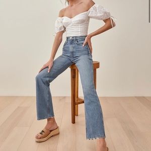 Reformation - Georgia Retro High Rise Flare Jeans - size 27 NWT